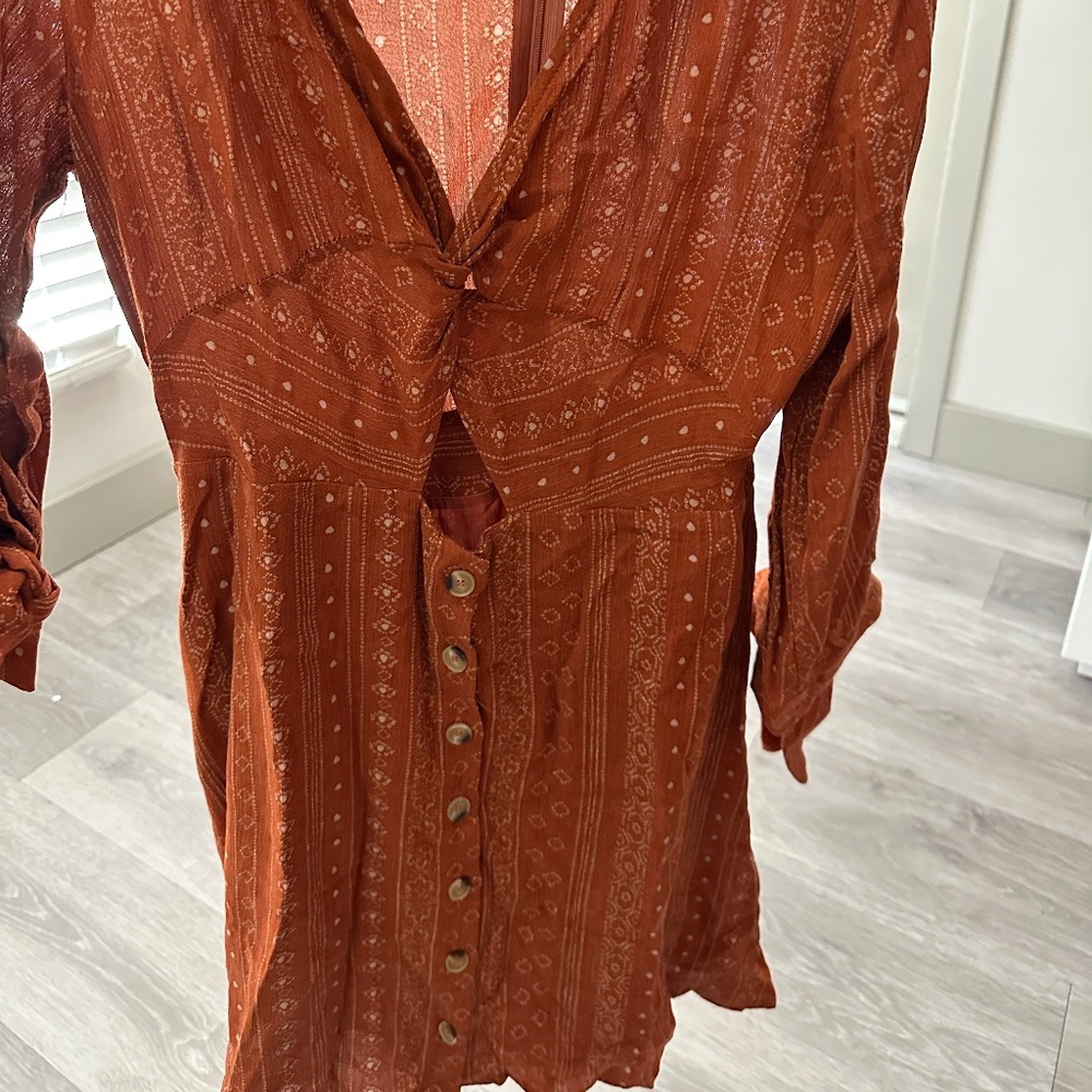 Burnt Orange Dress